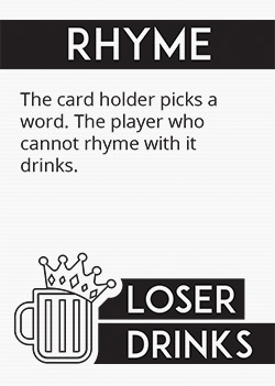 drinking card game little green man